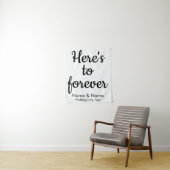 カスタムウェディング背景ここで永遠のセレモニー タペストリー (インサイチュ)