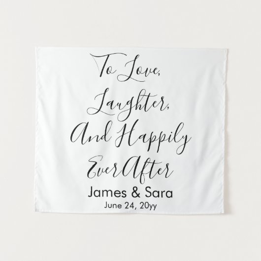 カスタムウェディング背景シック披露宴フォトブース タペストリー (正面(横))