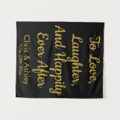 カスタムウェディング背景、素朴披露宴バナー タペストリー (正面(横))