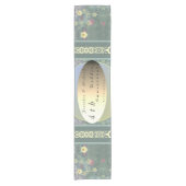 カスタムウェディング記念日ワイルドフラワー ショートテーブルランナー (正面)