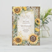 カスタムウェディング誕生日ベビーシャワー退職 招待状 (スタンド正面)