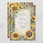 カスタムウェディング誕生日ベビーシャワー退職 招待状 (正面/裏面)