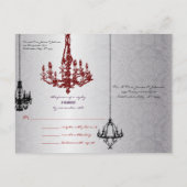 カスタムウェディング インビテーションポストカード (裏面)