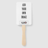 カスタムウェディング、卒業式、葬式またはプロモーション ハンドファン (裏面)