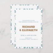 カスタムウェディング 招待状 (正面/裏面)