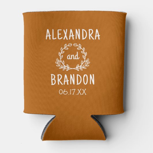 カスタムウェディング 缶クーラー (正面)