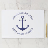 カスタムウェルカムアウ航海のトいかりランチョンマット ペーパーパッド (インサイチュ)