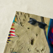 カスタムウェルカムホームビーチタオルとバルーン ビーチタオル (インサイチュ)