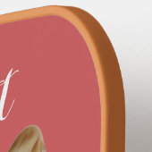 カスタムウェルシュコーギードッグパーソナライズされたスケッチ ピックルボールラケット (左詳細)