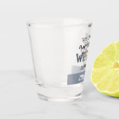 カスタムウエルおもしろいダ素晴らしギフト ショットグラス (左)