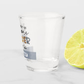 カスタムウエルおもしろいダ素晴らしギフト ショットグラス (右)