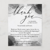 カスタムウォーターカラーサイン フォトに感謝 チラシ (裏面)