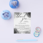 カスタムウォーターカラーサイン フォトに感謝 チラシ (シングル)