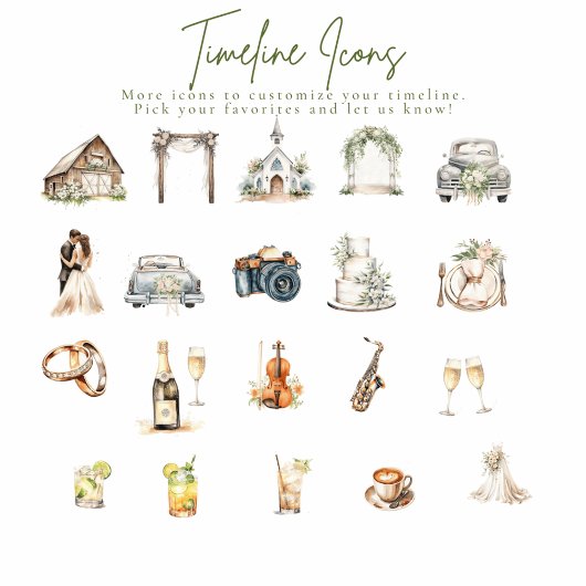 カスタムウォーターカラー結婚ホテル 三つ折り招待状