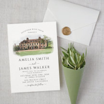 カスタムウォーターカラー結婚ホテル