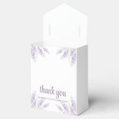 カスタムウオーターカラーラベンダー誕生日ブランチ フェイバーボックス (オープン)