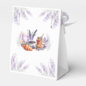 カスタムウオーターカラーラベンダー誕生日ブランチ フェイバーボックス (裏面サイド)