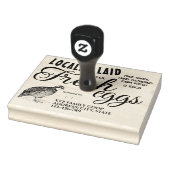 カスタムウズラ卵カートン切手 ラバースタンプ (スタンプ)