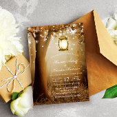 カスタムウッドツリーストリングラ素朴イ結婚ト 招待状