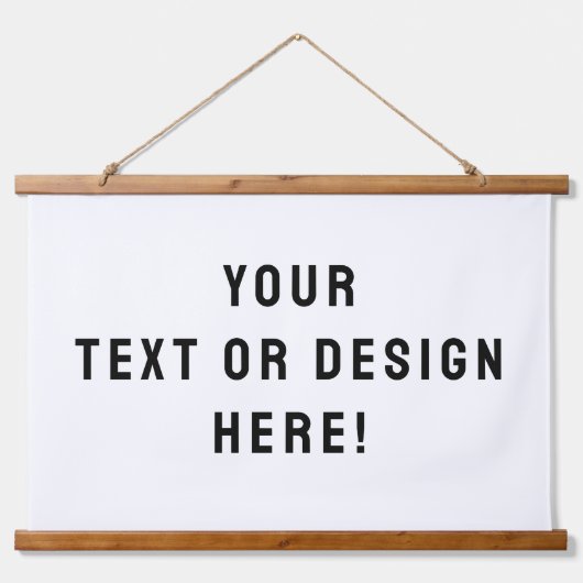 カスタムウッドトップウォールタペストリー – アパーソナライズされたート 吊り下げ型タペストリー (正面)