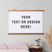 カスタムウッドトップウォールタペストリー – アパーソナライズされたート 吊り下げ型タペストリー (寝室)