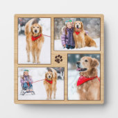 カスタムウッドペットドッグフォトディスプレイ フォトプラーク (正面)