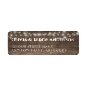 カスタムウッドラ素朴イトイベント住所 シール (正面)