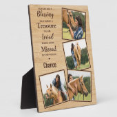 カスタムウマ科の形馬碑 フォトプラーク (側面)