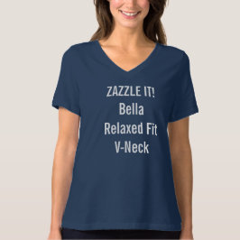 カスタムウリラックスマンズベラフィットVネックTシャツ Tシャツ