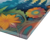 カスタムウルフガラス切断板 カッティングボード (角)