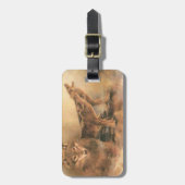 カスタムウルフズラゲッジタグ ラゲッジタグ (正面縦)