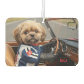 カスタムエアーフレッシュナー おもしろい犬好きギフト カーエアーフレッシュナー (裏面)