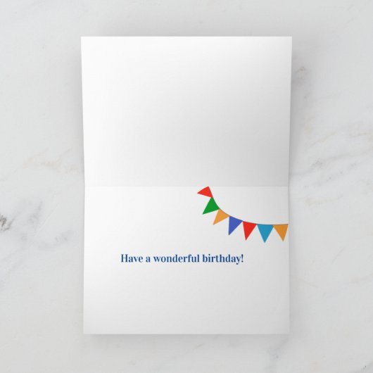 カスタムエイジブラザーズ誕生日スターズアンドギフトカード シーズンカード (内部)