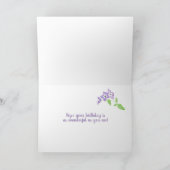 カスタムエイジ孫娘の誕生日Phloxカード シーズンカード (内部)