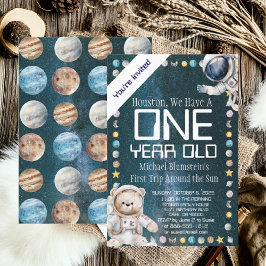 カスタムエイジ宇宙誕生日会の招待 招待状