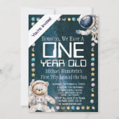 カスタムエイジ宇宙誕生日会の招待 招待状 (正面)