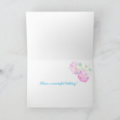 カスタムエイジ・ニースの誕生日バラとハートカード シーズンカード (内部)