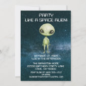 カスタムエイリアン時代宇宙誕生日会 招待状 (裏面)