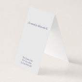 カスタムエグシェルグレー10重ダイヤモンドイヤリングカード 名刺 (裏面)