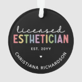 カスタムエステティシャン美容師  オーナメント (裏面)