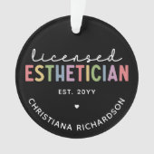 カスタムエステティシャン美容師  オーナメント (正面)