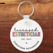 カスタムエステティシャン美容師 キーホルダー (正面)