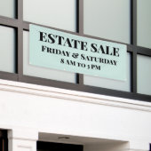 カスタムエステートセール 横断幕 (ビルの外側)