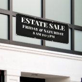 カスタムエステートセール 横断幕 (ビルの外側)