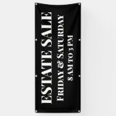カスタムエステートセール 横断幕 (縦)