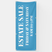カスタムエステートセール 横断幕 (縦)