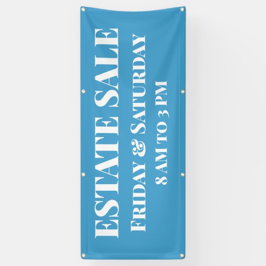 カスタムエステートセール 横断幕 (縦)