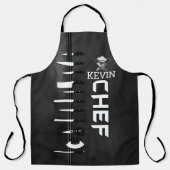 カスタムエプロンCHEF名パーソナライズされた前 エプロン (正面)