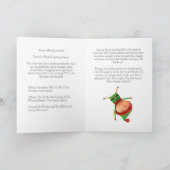 カスタムエルフメゲフォン クリスマスパーティー招待状 シーズンカード (内部)