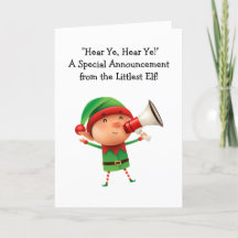 カスタムエルフメゲフォン クリスマスパーティー招待状